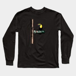 A Tucan in Upper East Side Long Sleeve T-Shirt